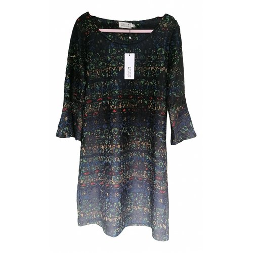 Pre-owned Molly Bracken Lace Mid-length Dress In Multicolour