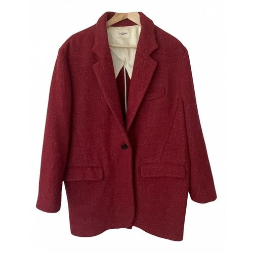 Pre-owned Isabel Marant Étoile Wool Blazer In Red