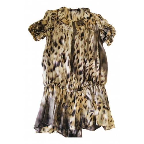 Pre-owned Roberto Cavalli Silk Top In Other