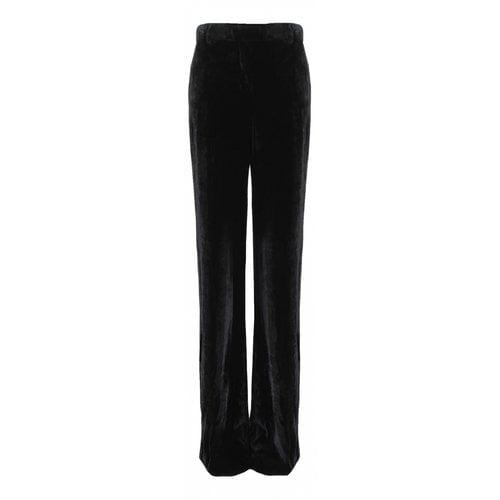 Pre-owned Emilio Pucci Straight Pants In Black