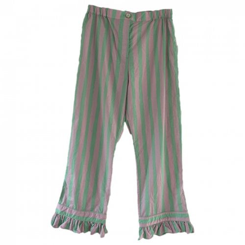 Pre-owned Helmstedt Trousers In Green