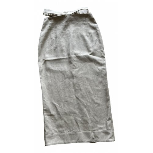 Pre-owned Jacquemus L'année 97 Linen Maxi Skirt In Other