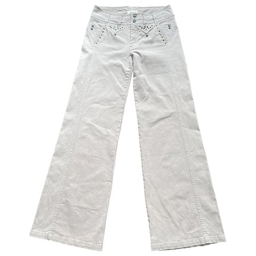 Pre-owned Kenzo Large Jeans In Beige