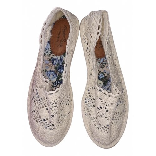 Pre-owned Maria Mare Cloth Espadrilles In White