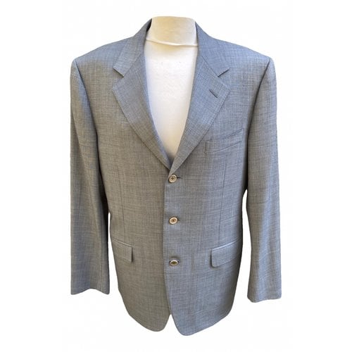 Pre-owned Canali Wool Vest In Grey