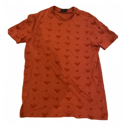 Pre-owned Emporio Armani T-shirt In Orange