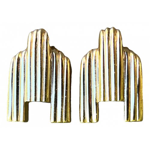 Pre-owned Pierre Balmain Earrings In Gold