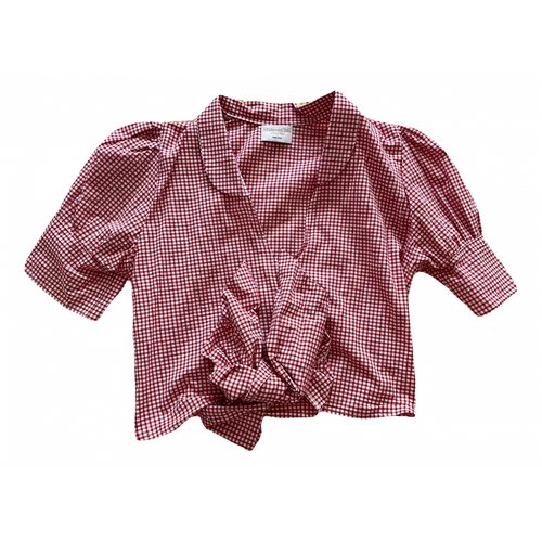 Pre-owned Maisoncléo Blouse In Red