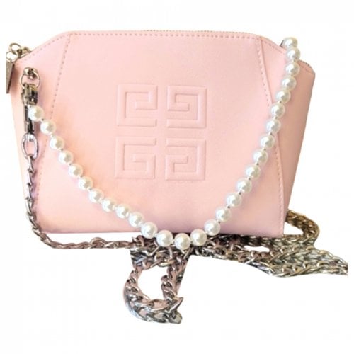 Pre-owned Givenchy Vegan Leather Handbag In Pink