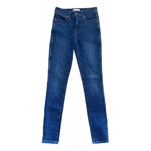 Pre-owned Madewell Jeans In Blue