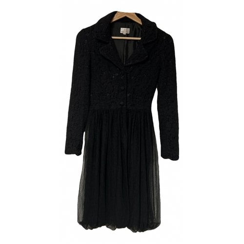 Pre-owned Miguelina Mid-length Dress In Black