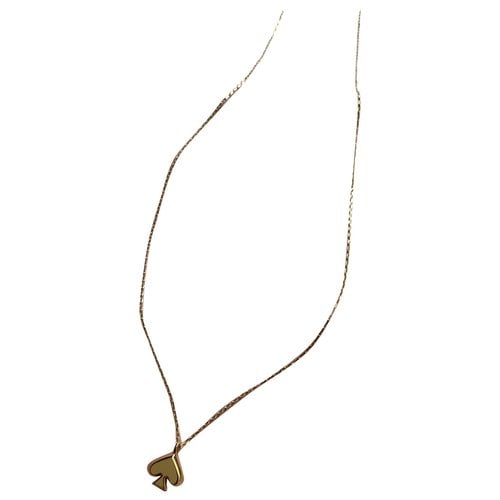 Pre-owned Kate Spade Necklace In Gold