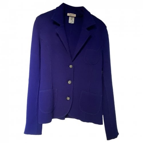 Pre-owned Gran Sasso Cashmere Jacket In Blue
