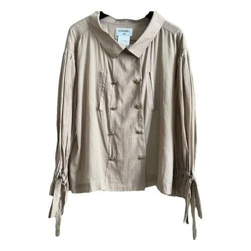 Pre-owned Chanel Blouse In Beige