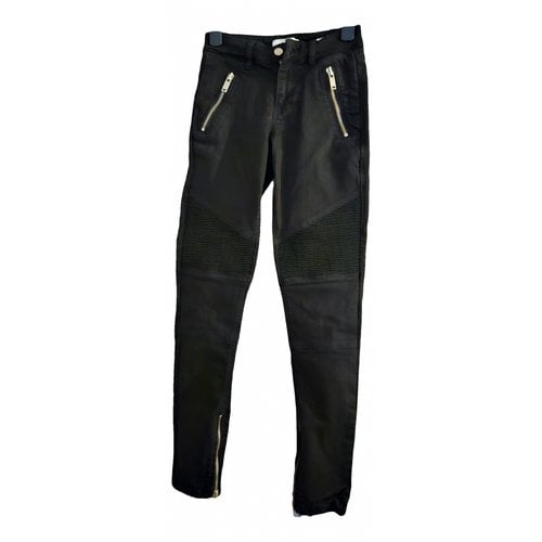 Pre-owned Reiss Slim Jeans In Black