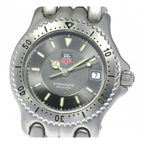 Pre-owned Tag Heuer Watch In Grey