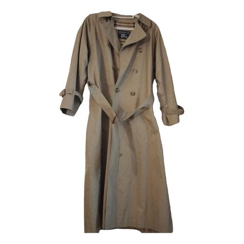Pre-owned Burberry Cloth Trenchcoat In Khaki