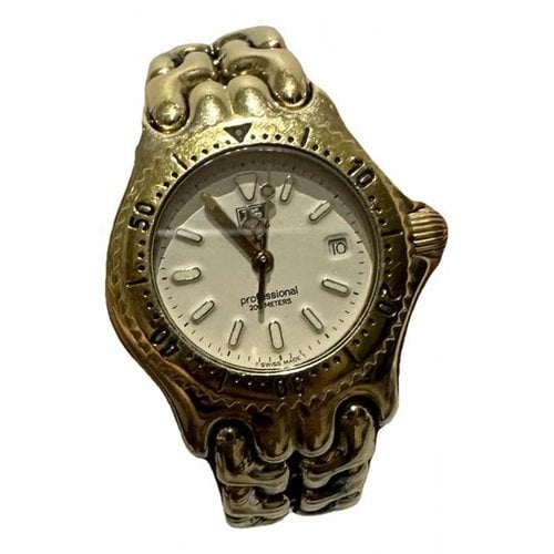 Pre-owned Tag Heuer Link Lady Yellow Gold Watch