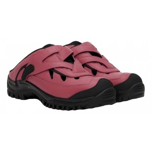 Pre-owned Kiko Kostadinov Leather Sandals In Pink