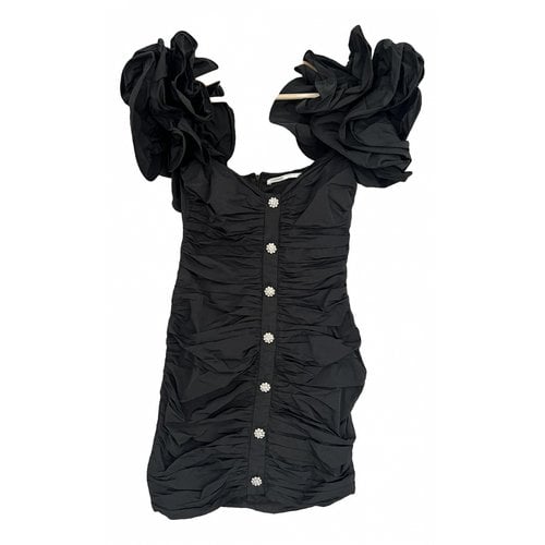 Pre-owned Alessandra Rich Mini Dress In Black