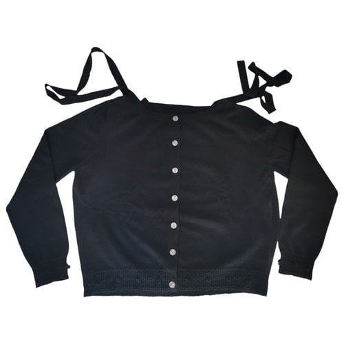 Pre-owned Barrie Cashmere Cardigan In Black