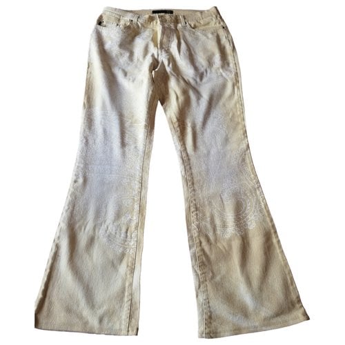 Pre-owned Just Cavalli Jeans In Yellow