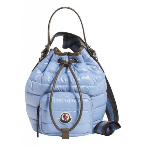 Pre-owned Moncler Handbag In Blue