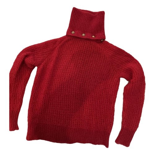 Pre-owned Balmain Linen Jumper In Red