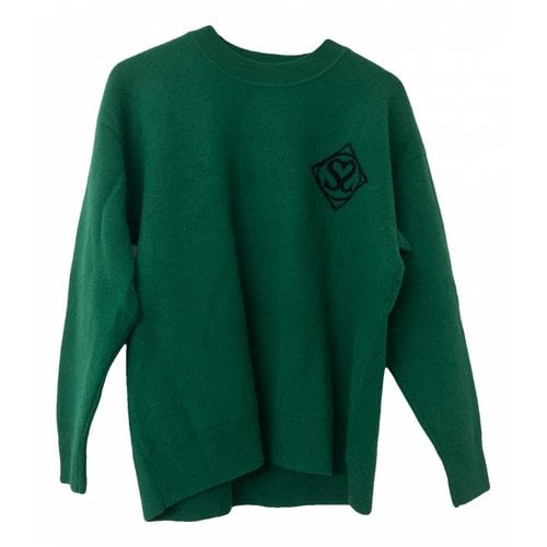 Pre-owned Sandro Spring Summer 2021 Knitwear In Green