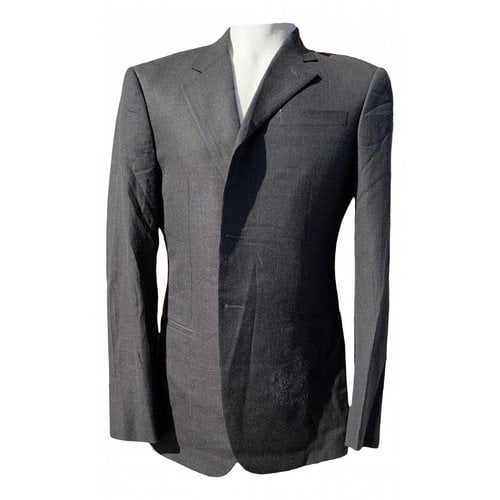 Pre-owned Giorgio Armani Silk Vest In Black