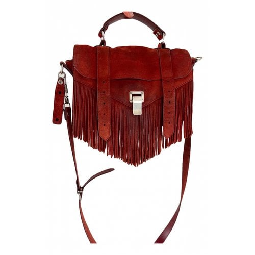 Pre-owned Proenza Schouler Ps1 Handbag In Red