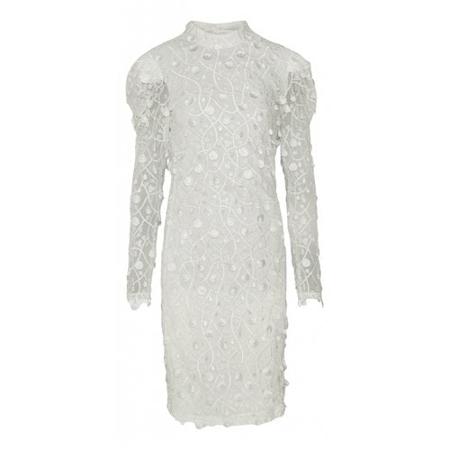 Pre-owned Y.a.s. Mid-length Dress In White