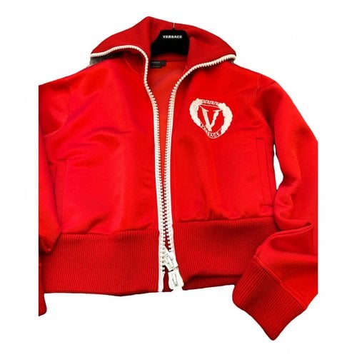 Pre-owned Versace Jacket In Red