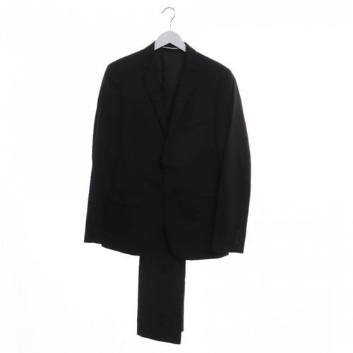 Pre-owned Karl Lagerfeld Wool Suit In Black