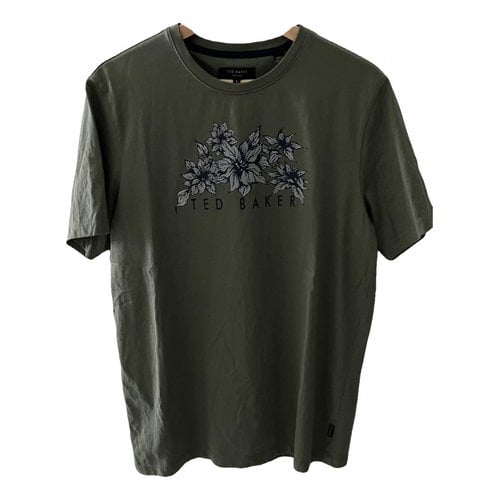 Pre-owned Ted Baker T-shirt In Green