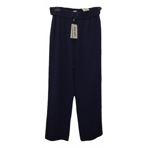 Pre-owned Kenzo Large Pants In Blue