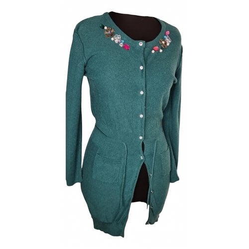 Pre-owned Sonia Rykiel Cashmere Cardigan In Green