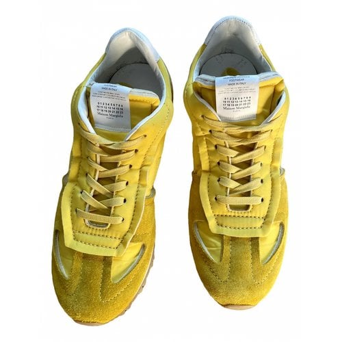 Pre-owned Maison Margiela Trainers In Yellow