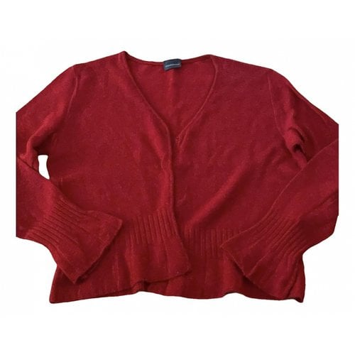Pre-owned Roccobarocco Cashmere Cardigan In Red