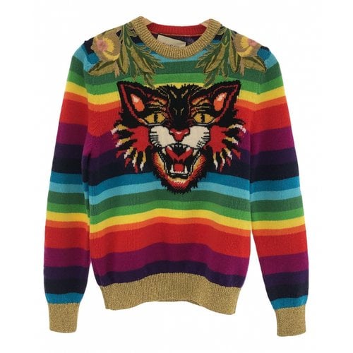 Pre-owned Gucci Wool Sweatshirt In Multicolour