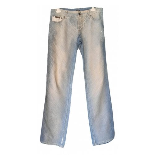 Pre-owned D&g Straight Jeans In Other
