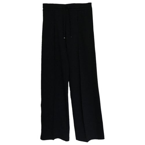 Pre-owned Moncler Trousers In Black