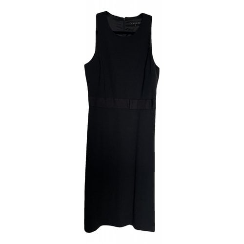Pre-owned Theory Mid-length Dress In Black