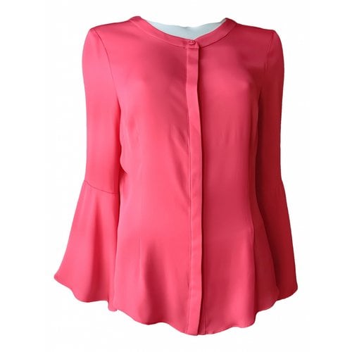 Pre-owned Milly Silk Shirt In Pink