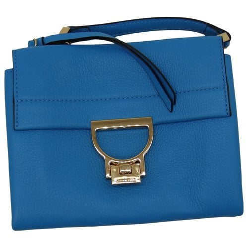 Pre-owned Coccinelle Leather Handbag In Blue