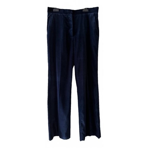 Pre-owned Stella Mccartney Trousers In Navy