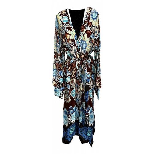 Pre-owned Alexis Maxi Dress In Multicolour