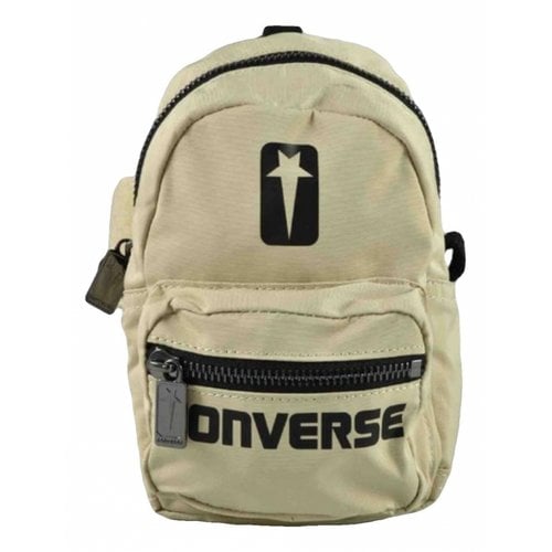 Pre-owned Converse Backpack In Beige