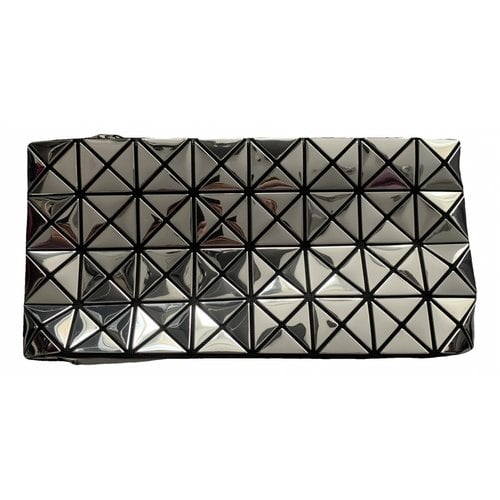 Pre-owned Issey Miyake Clutch Bag In Silver