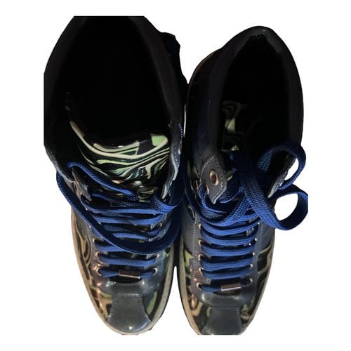 Pre-owned Jimmy Choo Patent Leather High Trainers In Other
